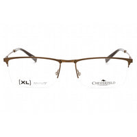Chesterfield Men's Eyeglasses - Brown Rectangular Half Rim Frame | CH 101XL 009Q 00 ,