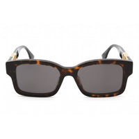 Fendi Women's Sunglasses - Havana Plastic Rectangular Full Rim Frame | FE40050I 52A ,