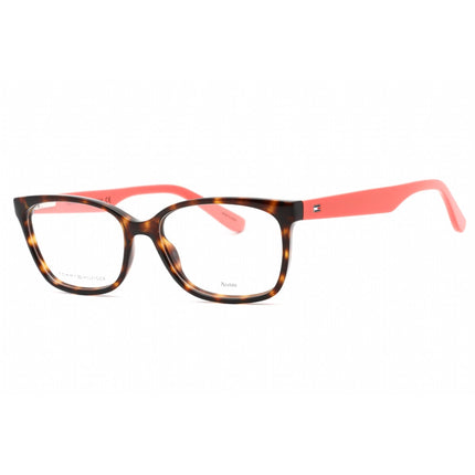 Tommy Hilfiger Women's Eyeglasses - Havana Brown Rectangular Frame | Th 1492 09N4 00 ,