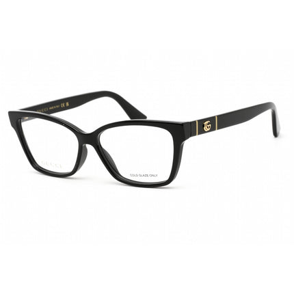 Gucci Women's Eyeglasses - Black Injected Propionate Cat Eye Shape Frame | GG0634O 001 ,