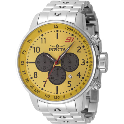 Invicta Men's Watch - S1 Rally Chronograph Yellow and Grey Dial Bracelet | 23085 ,