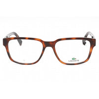 Lacoste Men's Eyeglasses - Havana Plastic Rectangular Shape Full Rim Frame | L2927 214 ,