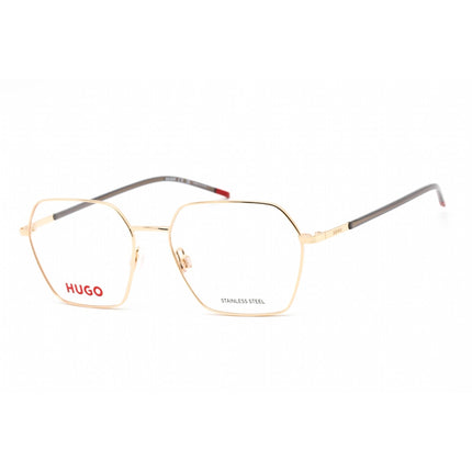 Hugo Women's Eyeglasses - Gold Metal Geometric Shape Full Rim Frame | HG 1279 0J5G 00 ,