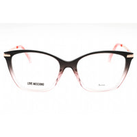 Moschino Love Women's Eyeglasses - Black Pink Plastic Cat Eye Frame | MOL572 03H2 00 ,