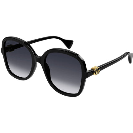 Gucci Women's Sunglasses - Black Oversized Full Rim Plastic Frame | GG1178S 002 ,