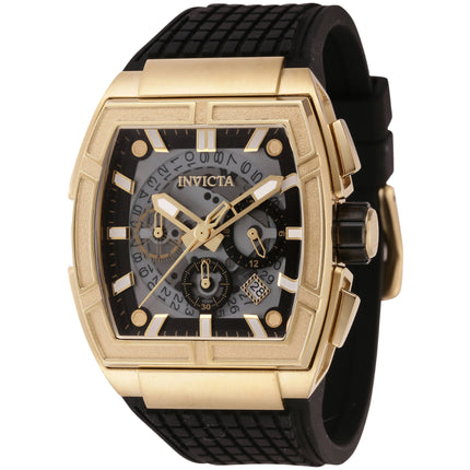 Invicta Men's Watch - S1 Rally Quartz Chronograph Black Dial Silicone Strap | 44885 ,