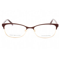 Tommy Hilfiger Women's Eyeglasses - Red Gold Metal Rectangular Frame | TH 1777 0DXL 00 ,
