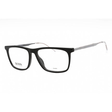 Hugo Boss Men's Eyeglasses - Black Ruthenium Plastic Rectangular | BOSS 1315 0284 00 ,