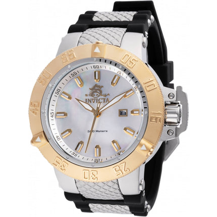 Invicta Men's Watch - Subaqua Noma III Silver and White Dial Strap Quartz | 46455 ,
