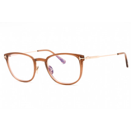 Tom Ford Men's Eyeglasses - Shiny Rose Gold Cat Eye Full Rim Frame | FT5694-B 028 ,