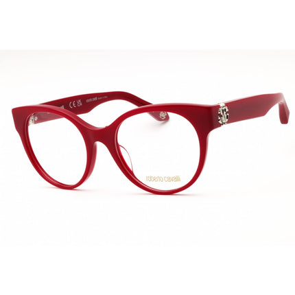 Roberto Cavalli Women's Eyeglasses - Red Acetate Cat Eye Full Rim Frame | VRC027M 09EZ ,