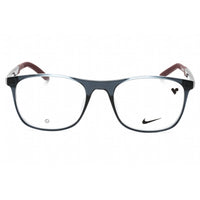 Nike Men's Eyeglasses - Dark Grey Injected Propionate Square Frame | NIKE 7271 034 ,