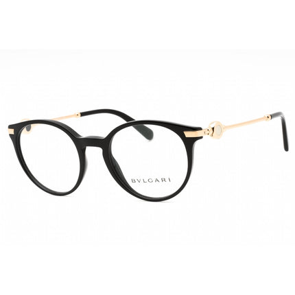 Bvlgari Women's Eyeglasses - Black Plastic Full Rim Round Shape Frame | 0BV4202 501 ,
