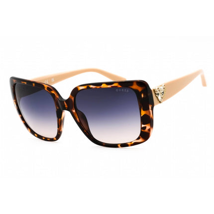 Guess Women's Sunglasses - Blonde Havana Oversized Plastic Frame | GU7788-S 53W ,