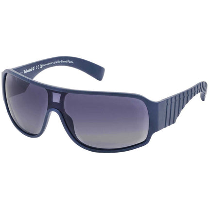 Timberland Men's Sunglasses - Matte Blue Plastic Frame Plastic Lens | TB9216 0091D ,