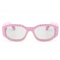 Versace Unisex Sunglasses - Pink Rectangular Frame Light Grey Lens | 0VE4361 539687 ,