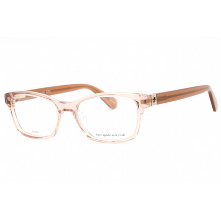 Kate Spade Women's Eyeglasses - Beige Plastic Rectangular Full Rim | RENNE 010A 00 ,