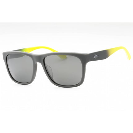 Armani Exchange Men's Sunglasses - Matte Grey Plastic Square Frame | 0AX4135SF 81806G ,
