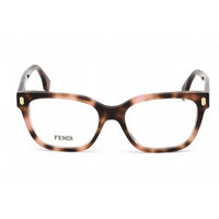 Fendi Men's Eyeglasses - Pink Havana Plastic Square Full Rim Frame | FE50055I 053 ,