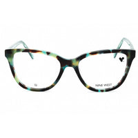 Nine West Women's Eyeglasses - Aqua Tortoise Acetate Cat Eye Shape Frame | NW5212 450 ,