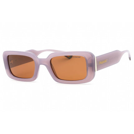 Polaroid Core Women's Sunglasses - Lilac Rectangular Frame | PLD 6208/S/X 0789 HE ,