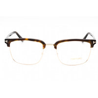 Tom Ford Men's Eyeglasses - Dark Havana Acetate Square Full Rim Frame | FT5504 052 ,