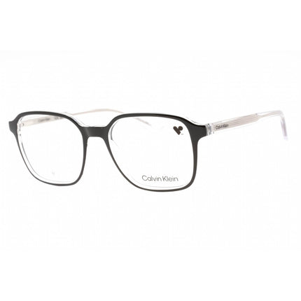 Calvin Klein Unisex Eyeglasses - Black Plastic Square Full Rim Frame | CK23524 001 ,