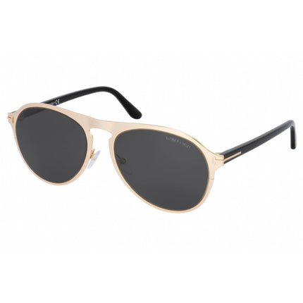 Tom Ford Men's Sunglasses - Shiny Rose Gold Metal Pilot Full Rim Frame | FT0525 28A ,