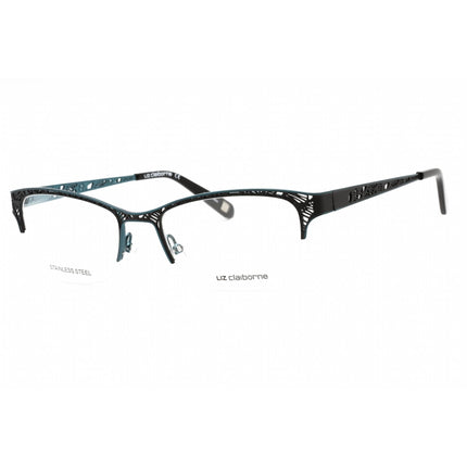 Liz Claiborne Women's Eyeglasses - Black Tea Metal Rectangular Frame | L 645 0ETJ 00 ,