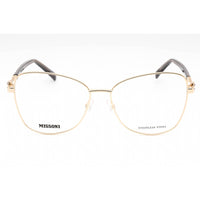 Missoni Women's Eyeglasses - Gold Metal Butterfly Full Rim Frame | MIS 0144 0J5G 00 ,