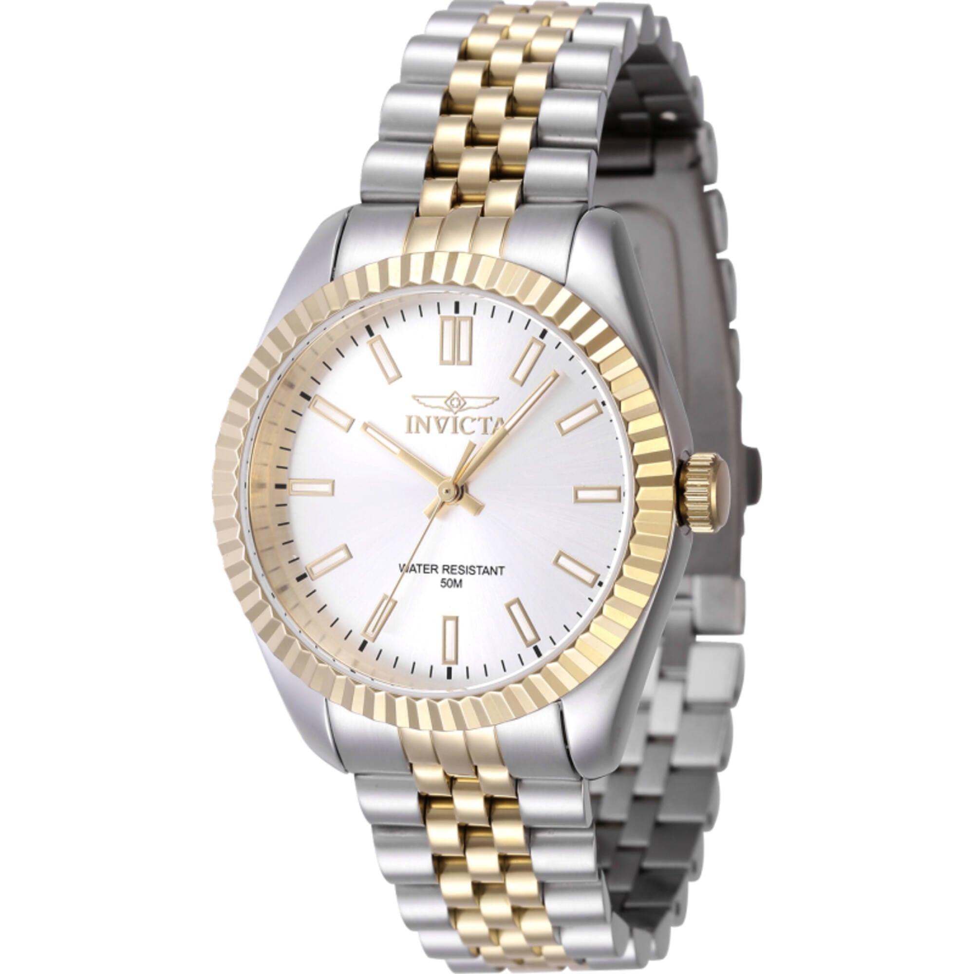 Invicta Women\'s Two-Tone Crystal Accent Watch NIB Working Stainless Steel Invicta Women main image 2