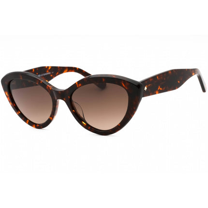 Kate Spade Women's Sunglasses - Havana Plastic Cat Eye Frame | JUNI/G/S 0086 HA ,