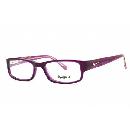 Pepe Jeans Women's Eyeglasses - Purple Rectangular Frame Clear Demo Lens | PJ3067 C3 ,