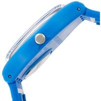 Swatch Women's Watch - Pepeblu Blue Silicone Covered Expansion Bracelet | GN251A ,