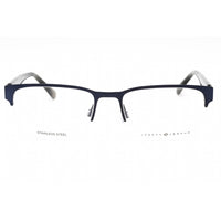 Joseph Abboud Men's Eyeglasses - Navy Metal Half Rim Rectangular Frame | JA4088 414 ,