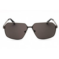 Guess Men's Sunglasses - Matte Gunmetal Metal Geometric Frame Smoke Lens | GU00071 09A ,