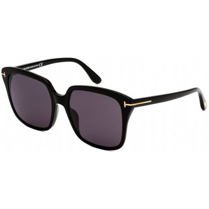 Tom Ford Women's Sunglasses - Shiny Black Plastic Square Full Rim Frame | FT0788 01A ,