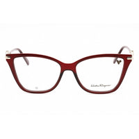 Salvatore Ferragamo Women's Eyeglasses - Transparent Burgundy Frame | SF2949R 612 ,