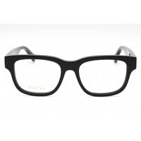 Gucci Men's Eyeglasses - Black Rectangular Full Rim Frame Clear Lens | GG1303O 003 ,