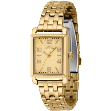 Invicta Women's Watch - Vintage Quartz Gold Tone Dial Stainless Steel Bracelet | 46665 ,