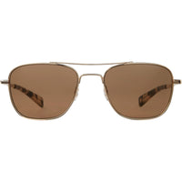 Garrett Leight Unisex Sunglasses - Gold-Yellow Tortoise Frame | HARBOR G-YT/BRNSUV ,
