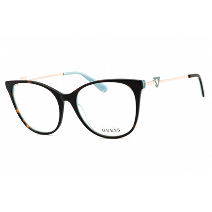Guess Women's Eyeglasses - Dark Havana Acetate Cat Eye Full Rim Frame | GU2899 052 ,