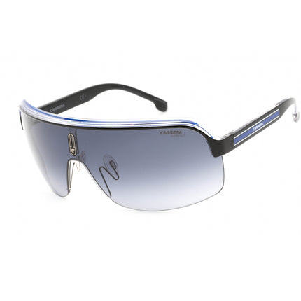 Carrera Men's Sunglasses - Black Crystal Shield Half Rim Frame | TOPCAR 1/N 0T5C 9O ,
