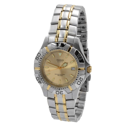 Casio Stainless steel Case Silver Band Watch | MTD-1045G-9A ,