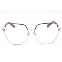 Philipp Plein Women's Eyeglasses - Shiny Red Gold Metal Geometric Frame | VPP054S 0K99 ,