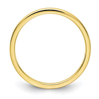10K Gold 1.2mm Flat Stackable Band | 1STK16-120Y ,