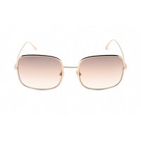 Tom Ford Women's Sunglasses - Shiny Rose Gold Frame Gradient Brown Lens | FT0865 28F ,