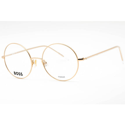 Hugo Boss Women's Eyeglasses - Rose Gold Titanium Round Frame | BOSS 1397 0000 00 ,