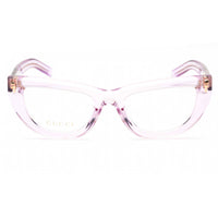 Gucci Women's Eyeglasses - Violet Cat Eye Full Rim Plastic Frame | GG1521O 004 ,