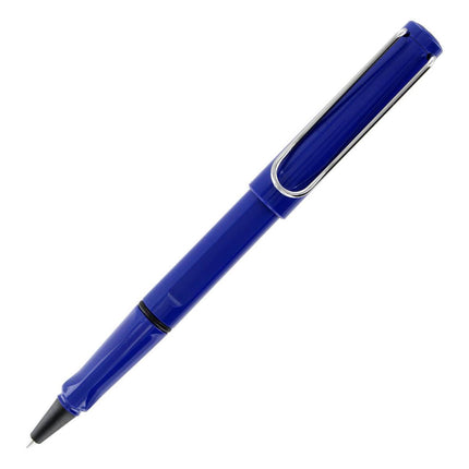 Lamy Rollerball Pen - Safari Shiny Blue Plastic Body | L314RBBLU-BLK ,